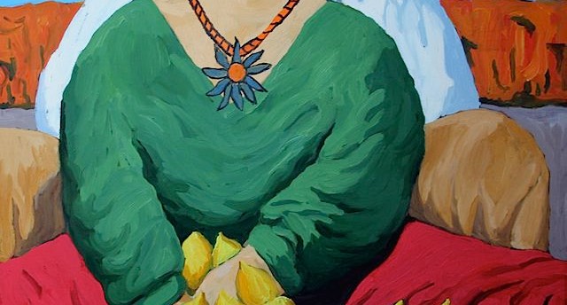lady with necklace